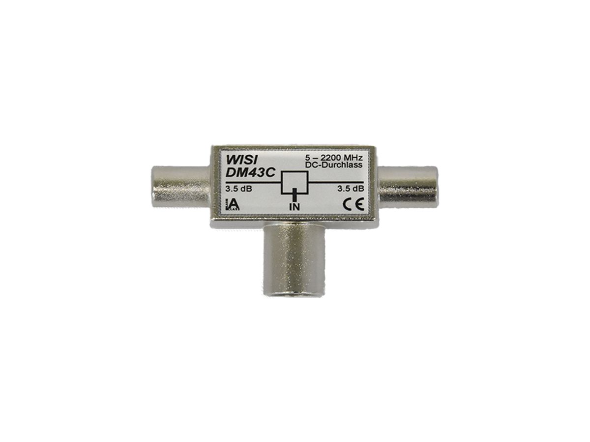 Aufsteckverteiler WISI DM43C IEC F - 2×IEC M