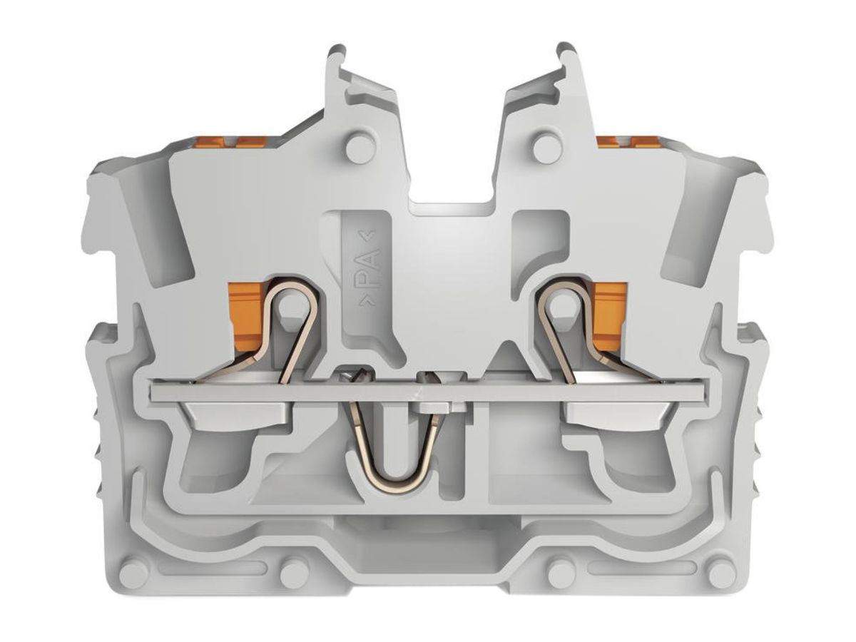 Durchgangsklemme WAGO TOPJOB-S 2250 1mm² 2L 13.5A 500V mit Endklemme grau