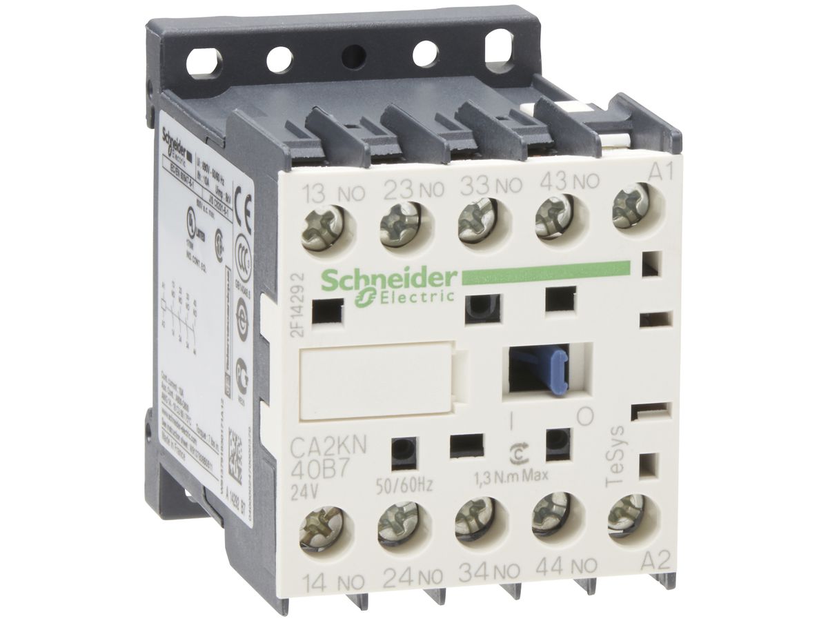 Hilfsschütz Schneider Electric CA2 24VAC 4S