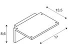 LED-Wandleuchte SLV SENSOR WL 9.8W 560lm 3000K IP44 100° 170×86×135mm anthrazit