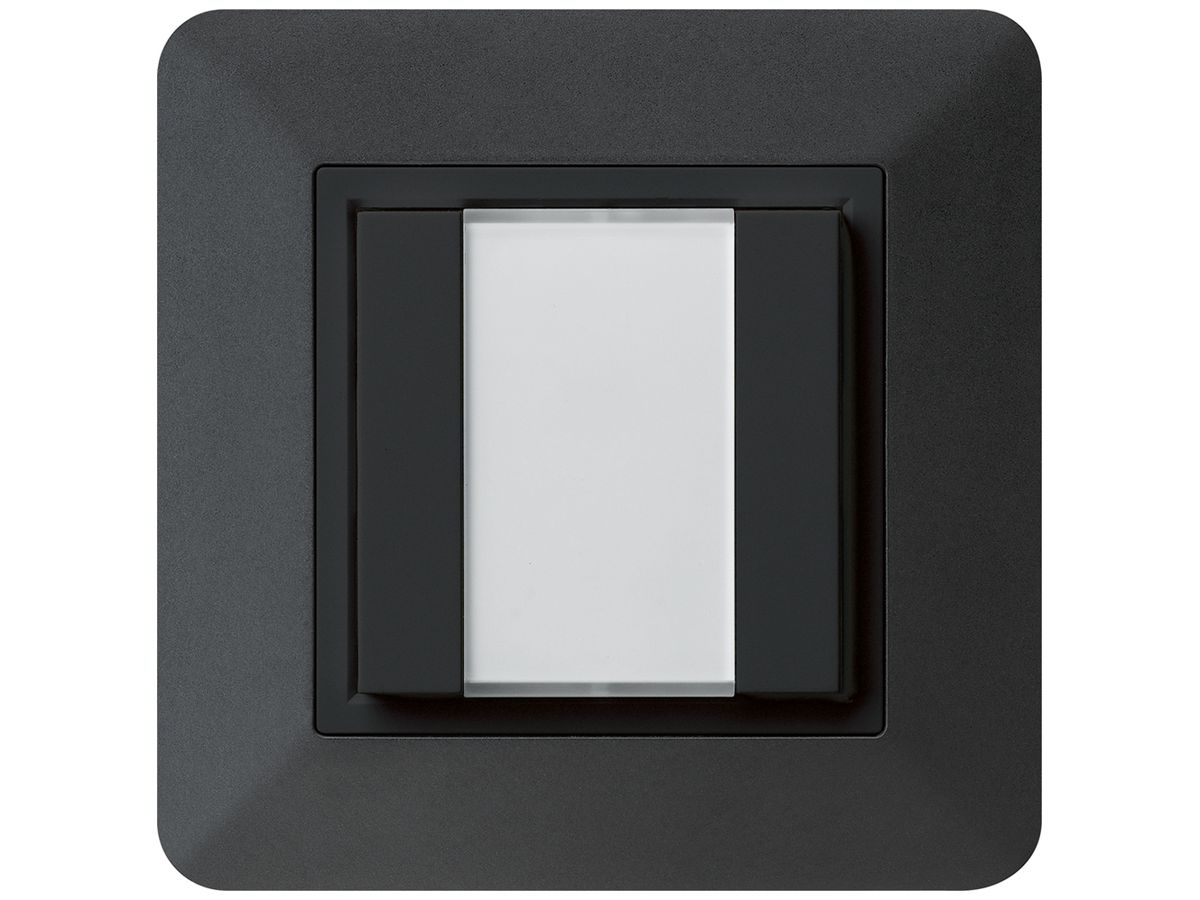 UP-Universaltaster 2×kallysto.trend mit LED schwarz