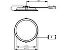 LED-Downlight Ledinaire DN065B 19W 2000lm 830/840/865 VWB Ø225mm weiss