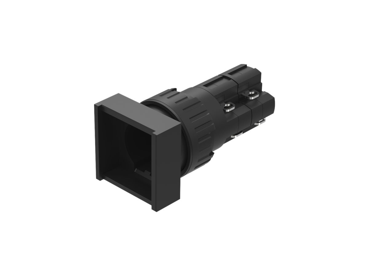 EB-Leuchtdruckschalter EAO31 18×18mm 2Ö+2S schwarz
