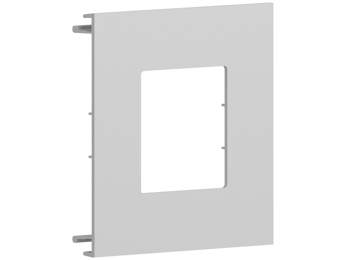 Blende tehalit 60×60mm für BR/BRH Oberteil 120mm lichtgrau