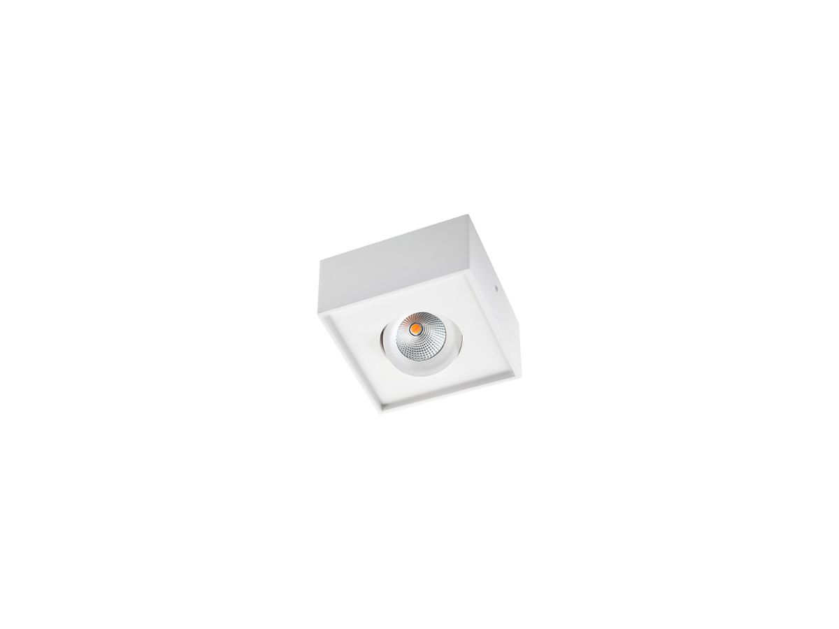 AP-LED-Downlight SG Cube 6W 520lm 2000…2800K WB DIM 132×132×65mm weiss