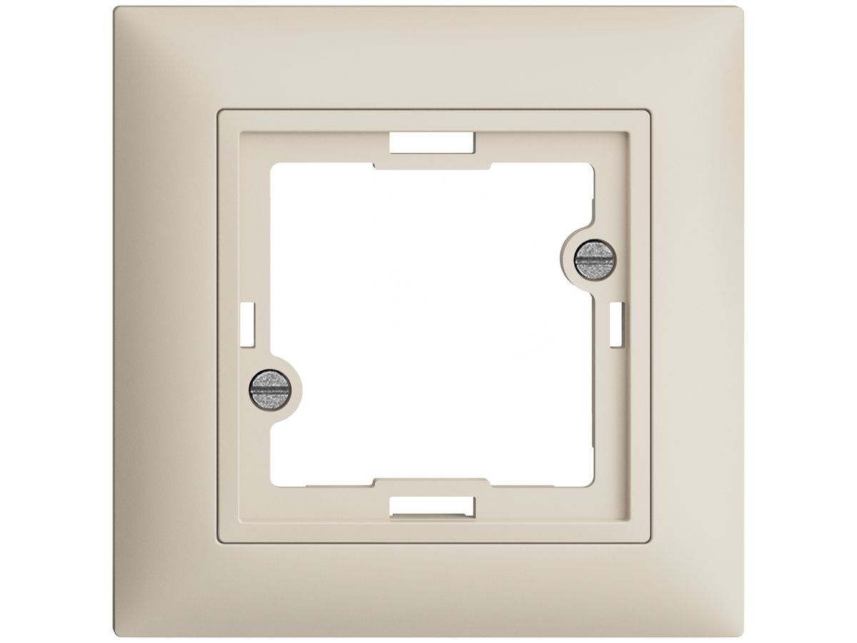 Frontset EDIZIOdue crema 88×88mm für Signallampe flach