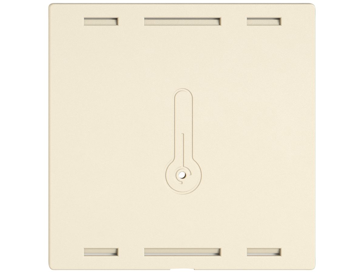 Abdeckset EDIZIO.liv Wiser SNAPFIX® für Raumtemperatursensor 60×60mm cr