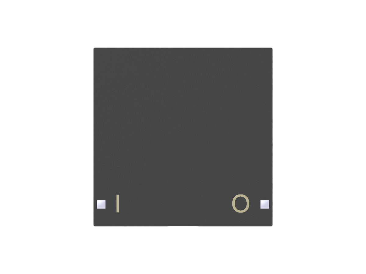Taste SIDUS 1/2f zu Tastsensor mit Aufdruck I/O, anthrazit