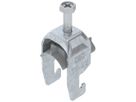 Schnellverleger BET 2056 U-Fuss Kunststoff 16…22mm 1×Kabel Stahl tfZn