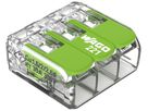 Verbindungsklemme WAGO Green Range 3L 0.5…6mm² mit Hebel gn Transparent