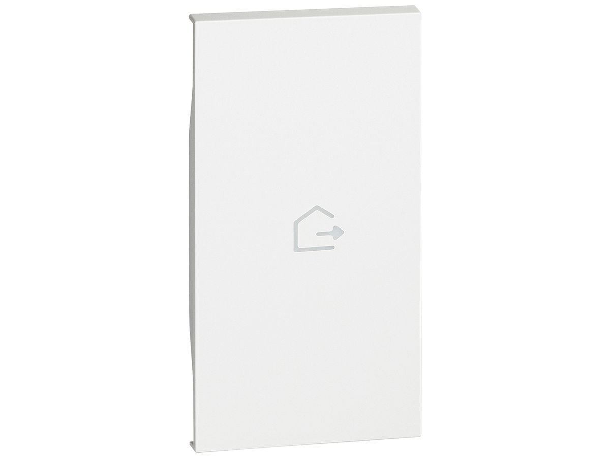 Tastenabdeckung Living Now für Tasten MyHOME 2 Module mit Symbol Abreise weiss