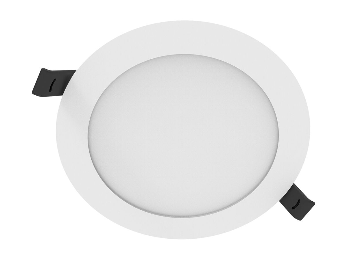 LED-Downlight LEDVANCE SLIM 13W 1300lm 830/840 IP44 DALI Ø162×23mm weiss