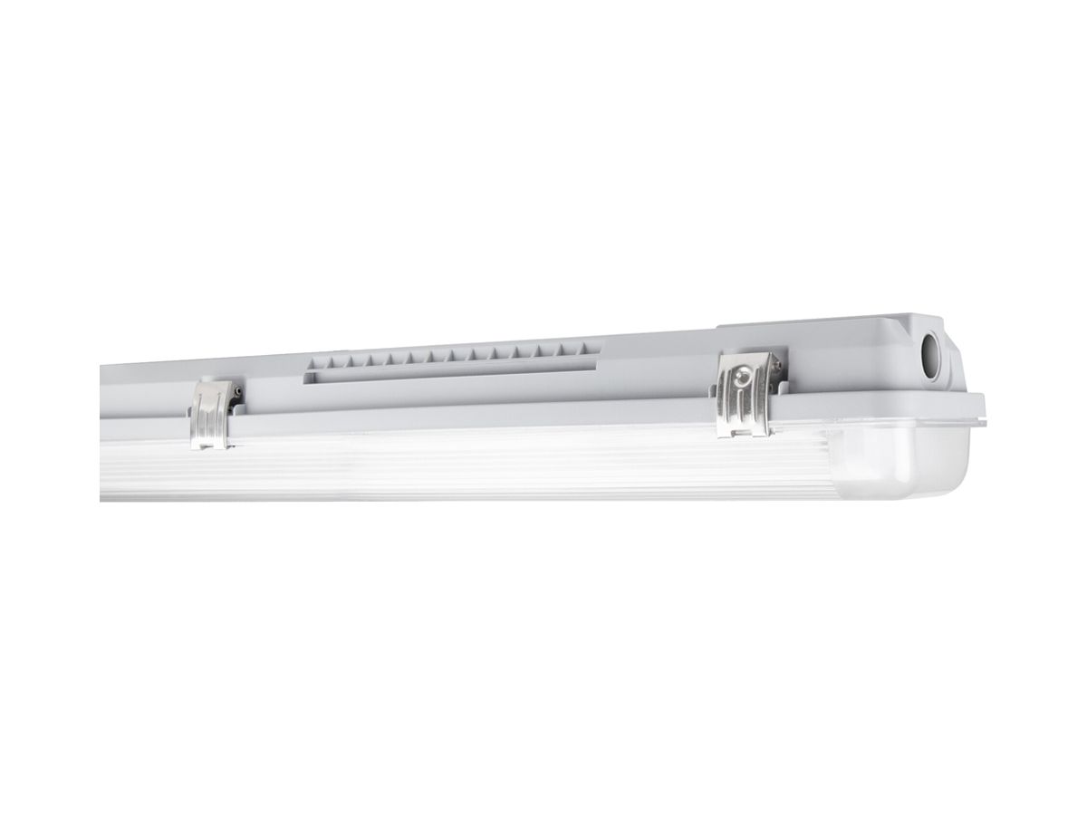 LED-Feuchtraumleuchte LEDVANCE DP 600 2×G13 IP65 675×95×70mm grau