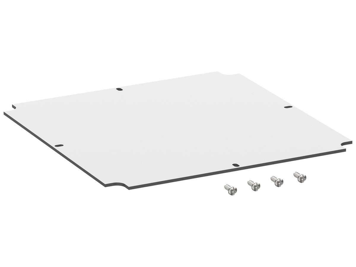 Montageplatte Spelsberg Abox MPI 350 217×217×2.5mm für Abox/Abox Pro