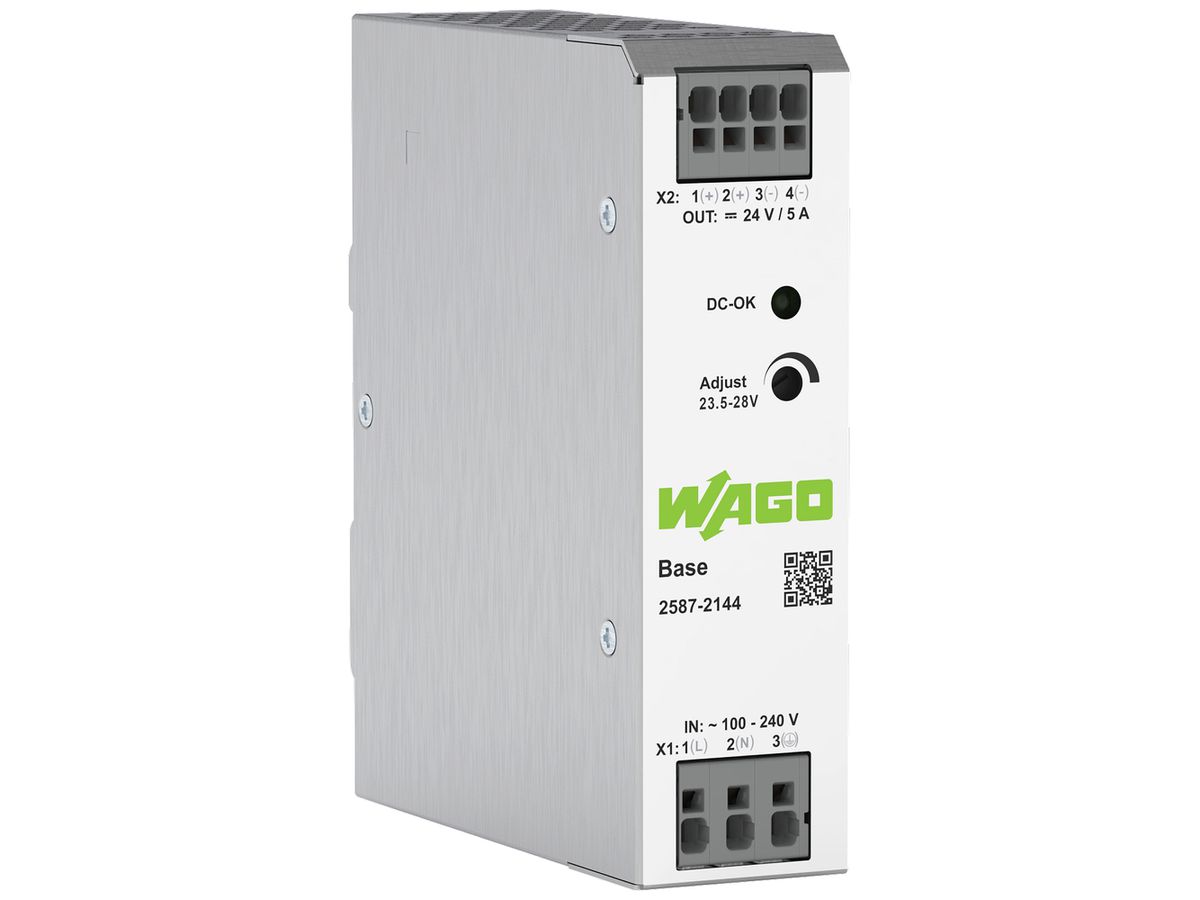 REG-Stromversorgung WAGO 90…264V 23…28V 5A 120W