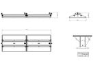 LED-Hallenstrahler GentleSpace 397W 70000lm 840 IP65 42°×44° DALI 417×600