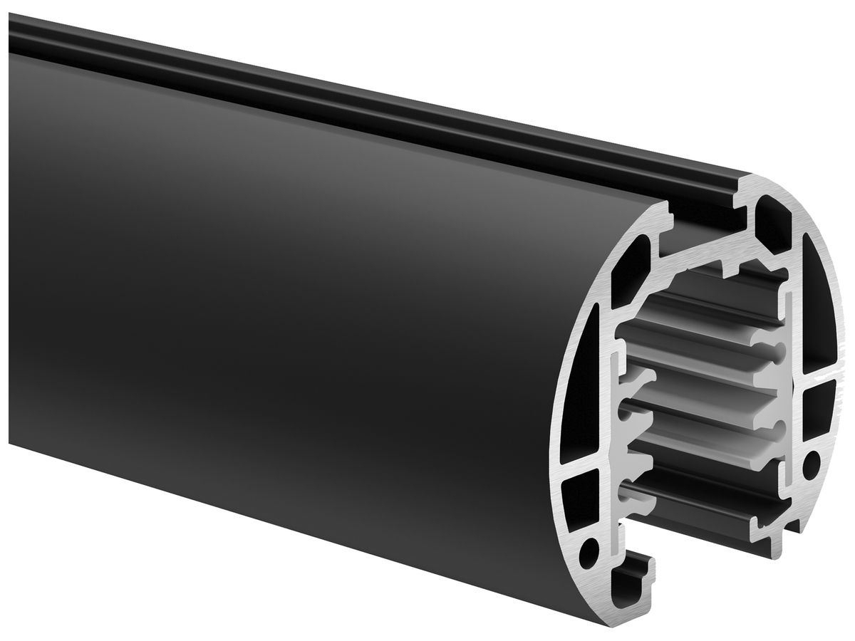 AP-Stromschiene Sylvania Lytespan ROUND 220…240V 3-Phasen DALI Al 3m schwarz