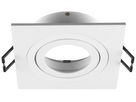 Einbaurahmen SLV NEW TRIA 75 Aluminium 90×90×26mm weiss