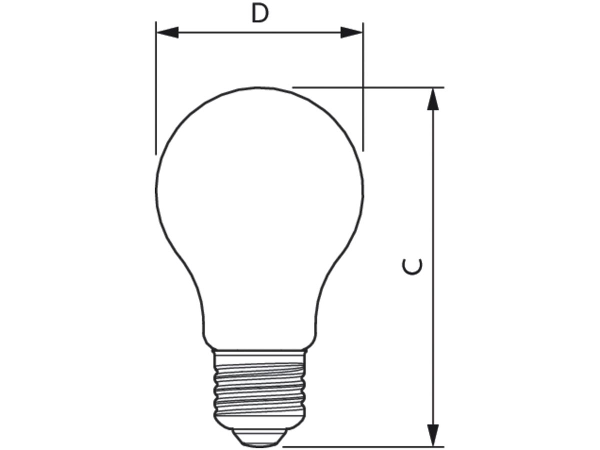 LED-Lampe Philips MAS LEDBulb E27 10.5W 1521lm 2200…2700K DIM