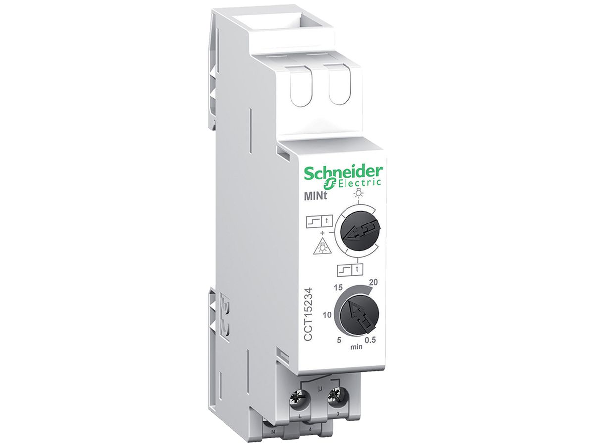 Minuterie-Schrittschalter mit Vorwarnfunkt +Impuls CCT15234 16A 230VAC