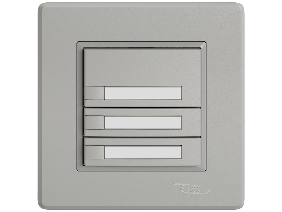 UP-Universaltaster EDIZIO.liv UNI SNAPFIX® o.LED 3× 1-Tbed.Pap.hgu