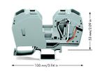 Durchgangsklemme WAGO 2L 35mm² grau