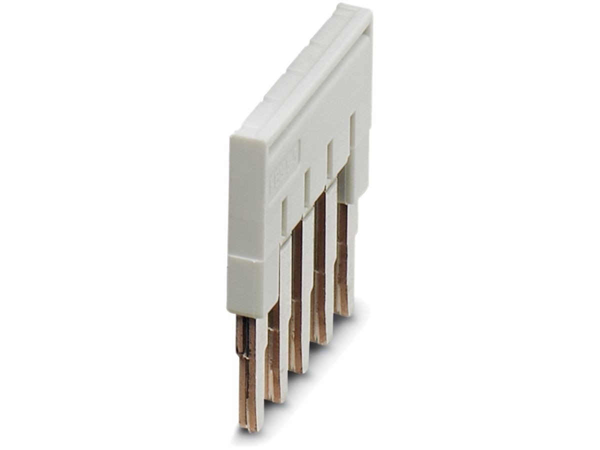 Steckbrücke 5mm 5L grau CLIPLINE