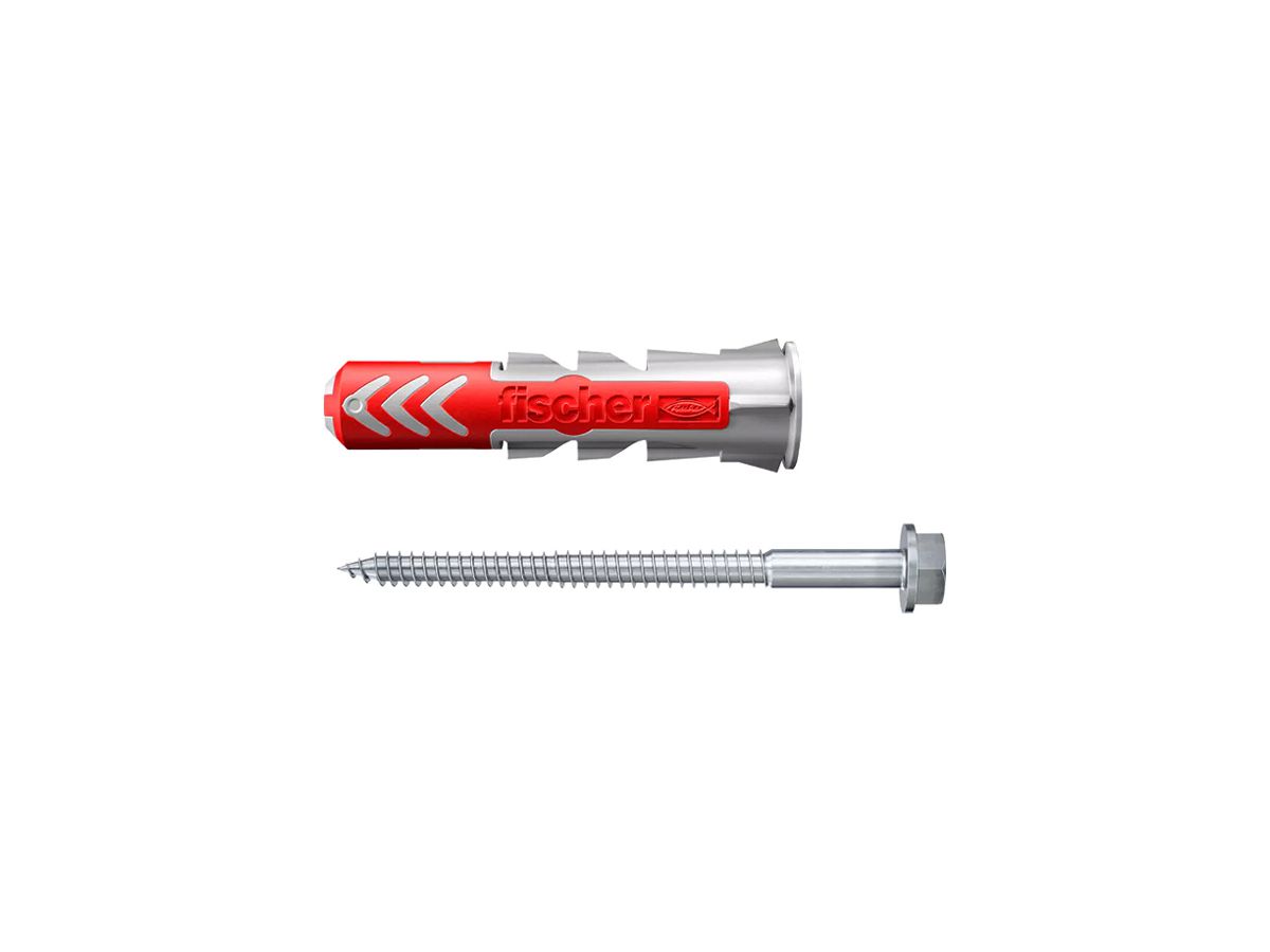 Universaldübel fischer DuoPower S Ø14×70mm Polyamid (PA) grau/rot