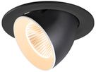EB-LED-Spot SLV NUMINOS GIMBLE L 17W 2400lm 2700K MB DALI DIM Ø160×115mm sz/ws