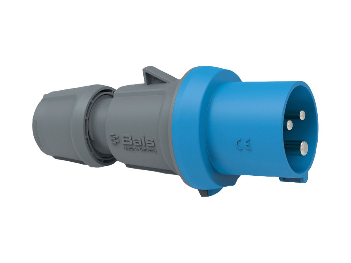 Stecker CEE Bals INNOLINQ 3P 16A 230V blau 6h IP54 schraublos