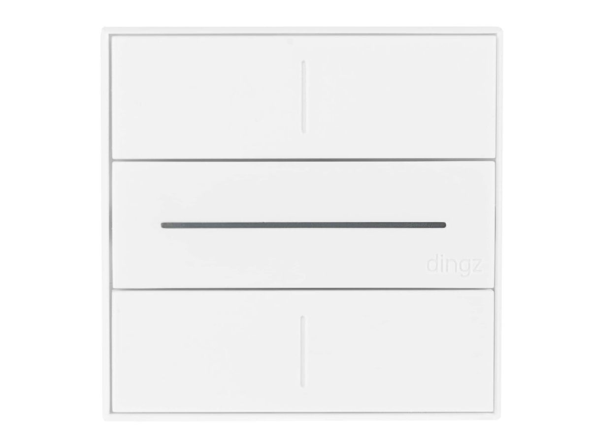 Dingz Front 4-Kanal Schaltermodul weiss - WLAN, ohne Bewegungsmelder
