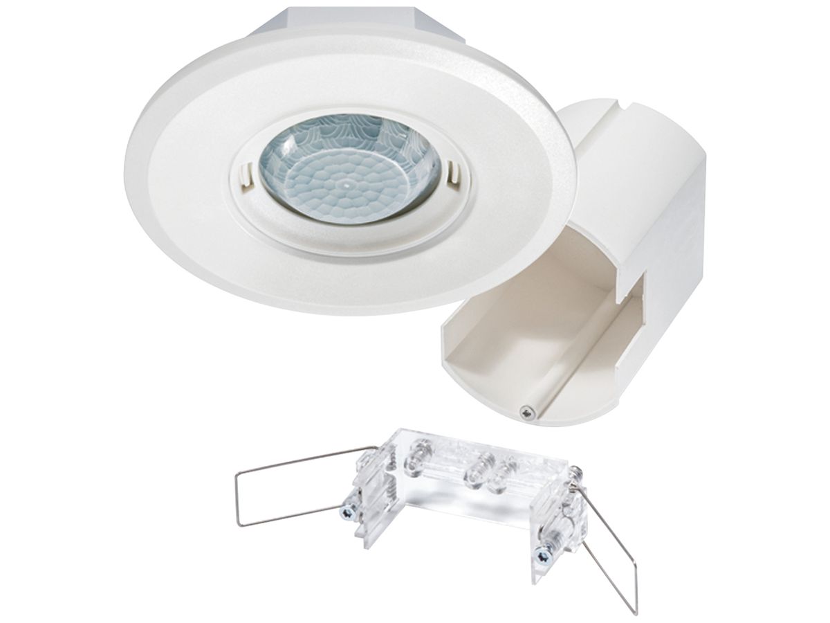 UP-Präsenzmelder ESYLUX PD-FLAT-E 360i/8 RW, weiss