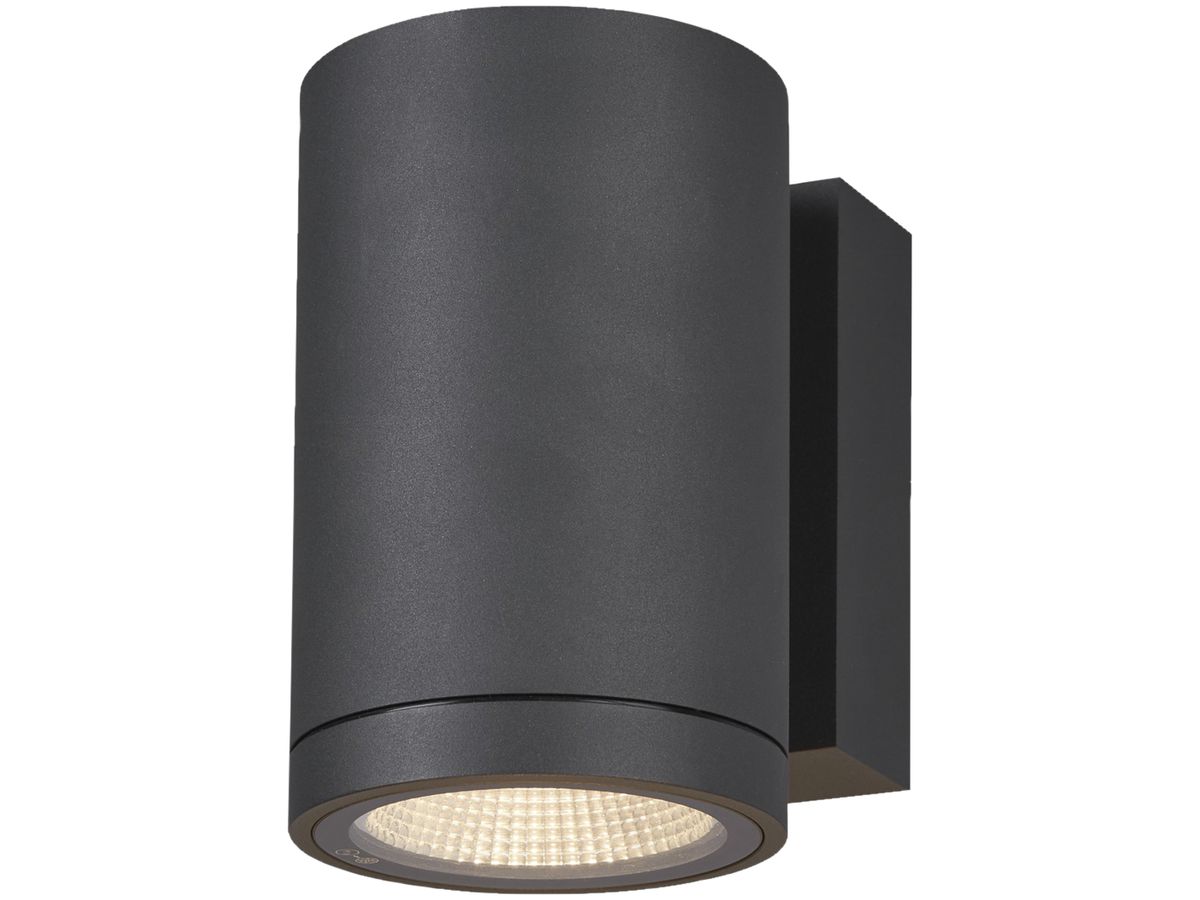 LED-Wandleuchte SLV ENOLA ROUND M 10W 820lm 3000/4000K IP65 anthrazit