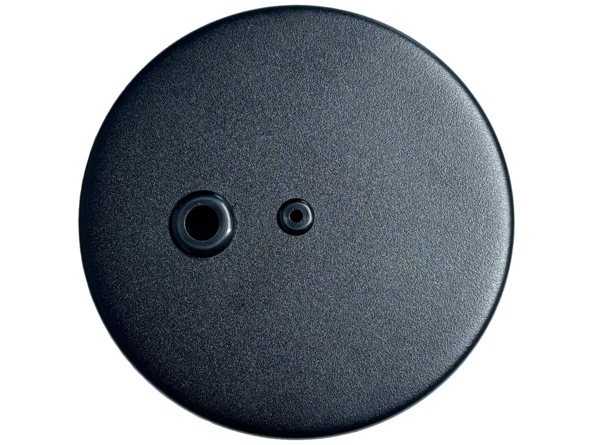 Baldachin DOTLUX CONNECT Seilabhängung Stahl Ø100×38mm magnetisch schwarz