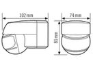 Bewegungsmelder ESYLUX MD 120 120°, weiss