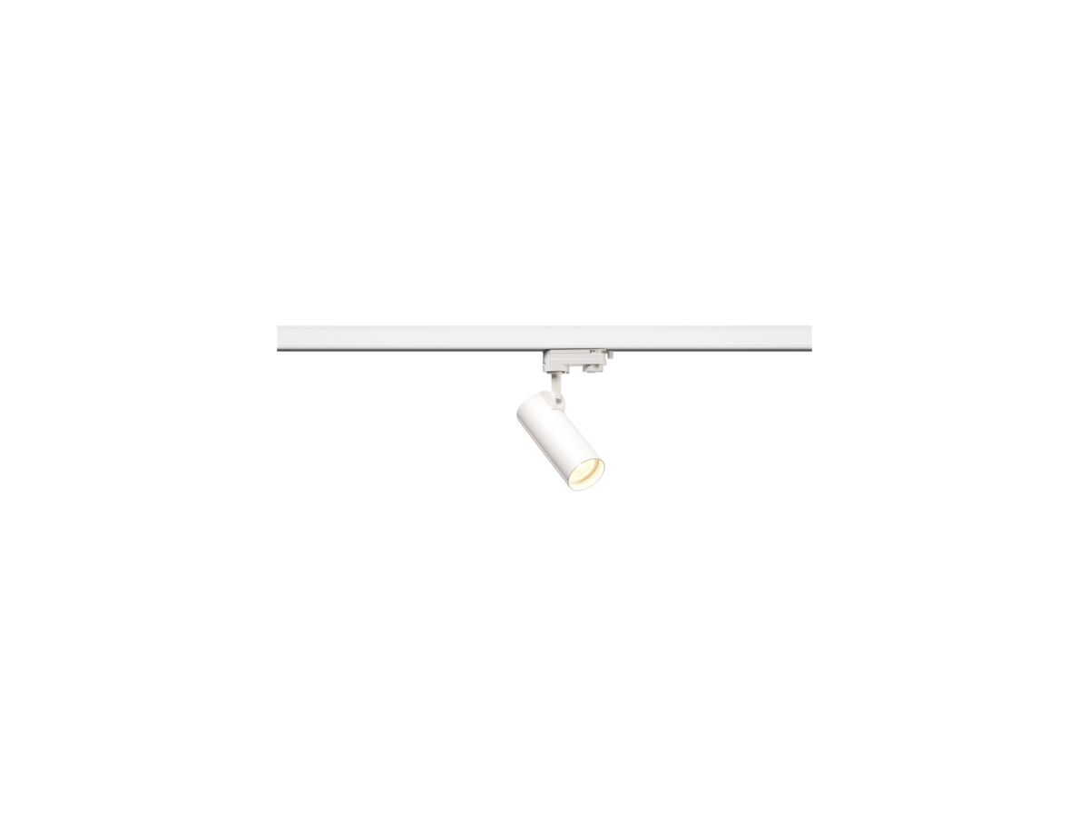 LED-Strahler SLV HELIA 50, 11W 3000K mit 3-Phasen-Adapter IP20 weiss