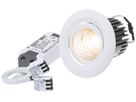 EB-LED-Spot maxLUCE MOVE D2W 10.5W 230V 680lm 2100…3000K Loch-Ø68mm 38° weiss