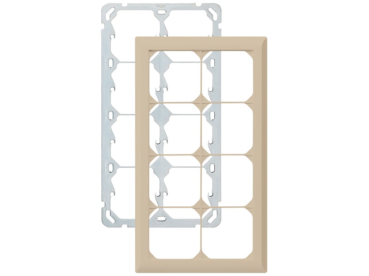 UP-Kopfzeile kallysto.line 4×2 beige vertikal