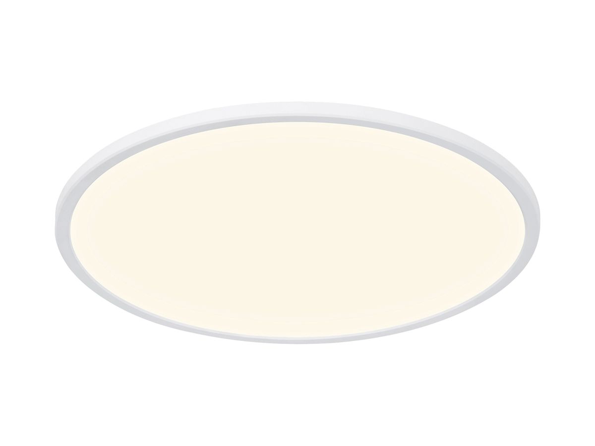 LED-Deckenleuchte Nordlux Oja 42 24W 2200lm 3000…4000K IP54 Ø424mm weiss