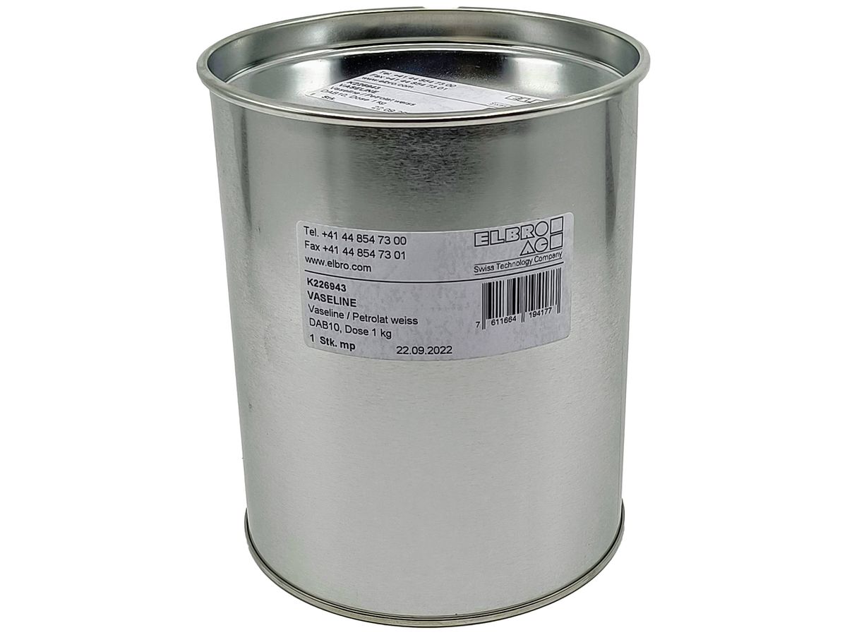 Schmiermittel ELBRO Vaseline Gel Dose 1000g
