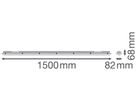 LED-Feuchtraumleuchte LEDVANCE DP 1500 58W 8000lm 840 IP65 1.5m grau