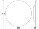 LED-Deckenleuchte Steinel RS PRO R20 plus SEN 15.86W 1823lm 830 IP40 weiss 5 Stk