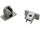 Endkappe SLV für 1-Phasen AP-Stromschiene, silbergrau, 2 Stück