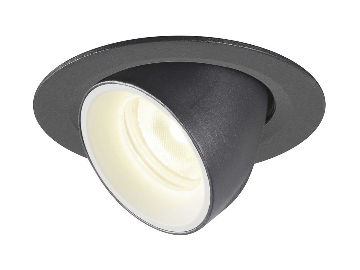 EB-LED-Downlight SLV NUMINOS GIMBLE XS, 7W 200mA 740lm 4000K 55° sz/ws