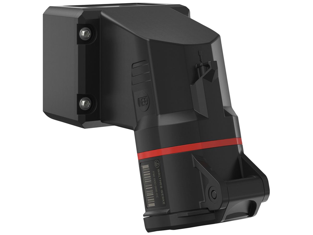 AP-Steckdose CEE NEO 5P 16A 380…415V 6h rot IP54 Schraubklemme Durchgang