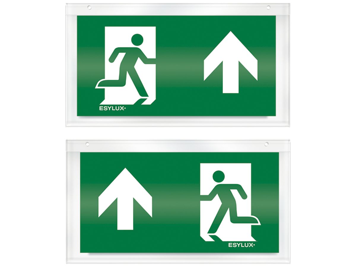 Piktogramm-Scheibe ESYLUX für SLX zweiseitig Pfeil oben/oben