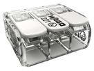 Verbindungsklemme WAGO 221 3×0.5…6mm² Hebel 37A 440V grau transparent