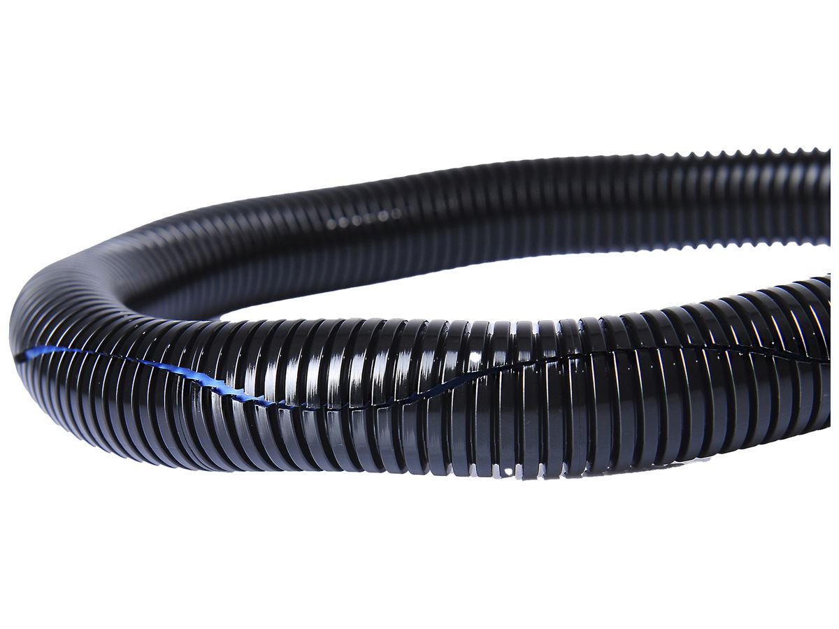 Wellschlauch Plica Nylflex Sinus UV-PAH Ø10×100m PA6 schwarz
