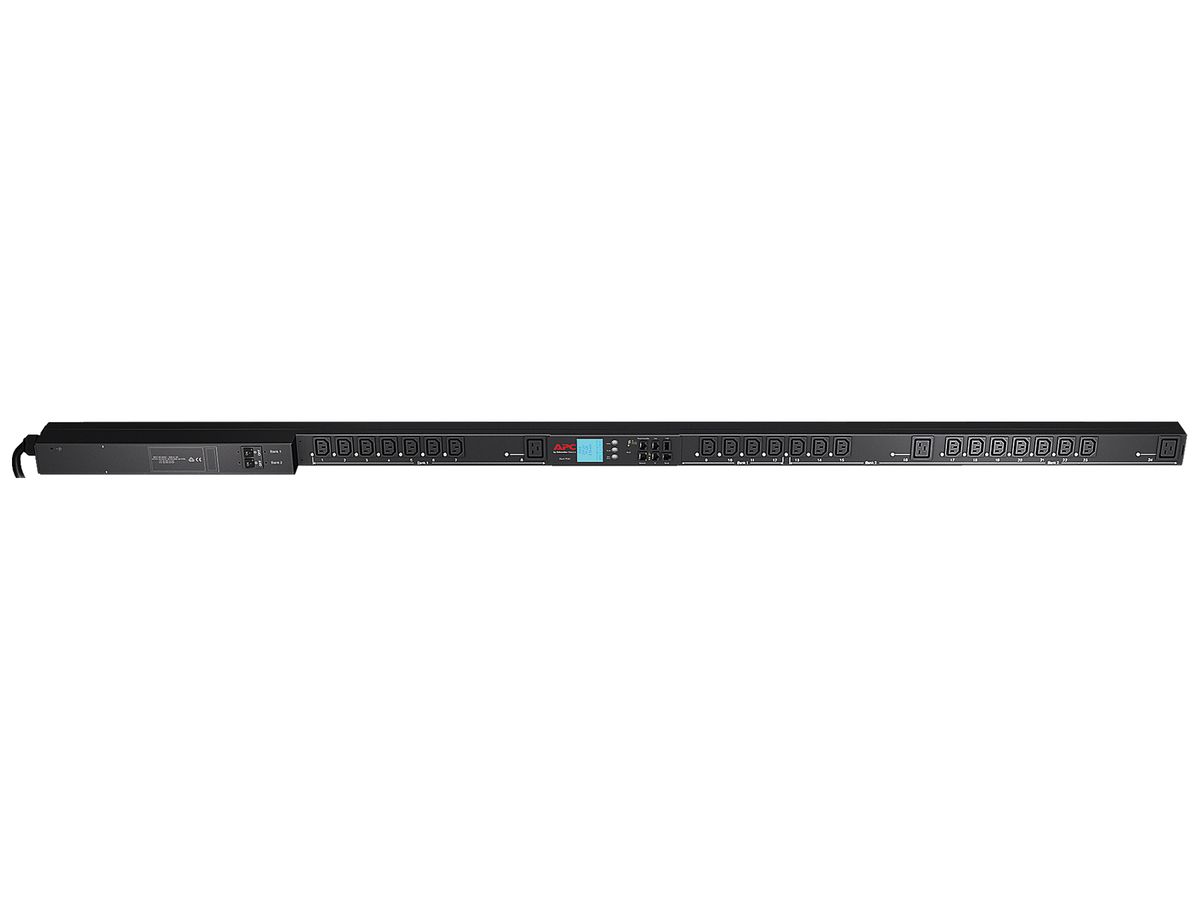 Steckdosenleiste Rack PDU 2G 56×1829×51mm 21×C13 3×C19 m.Messfunk.m.Schalt.32A