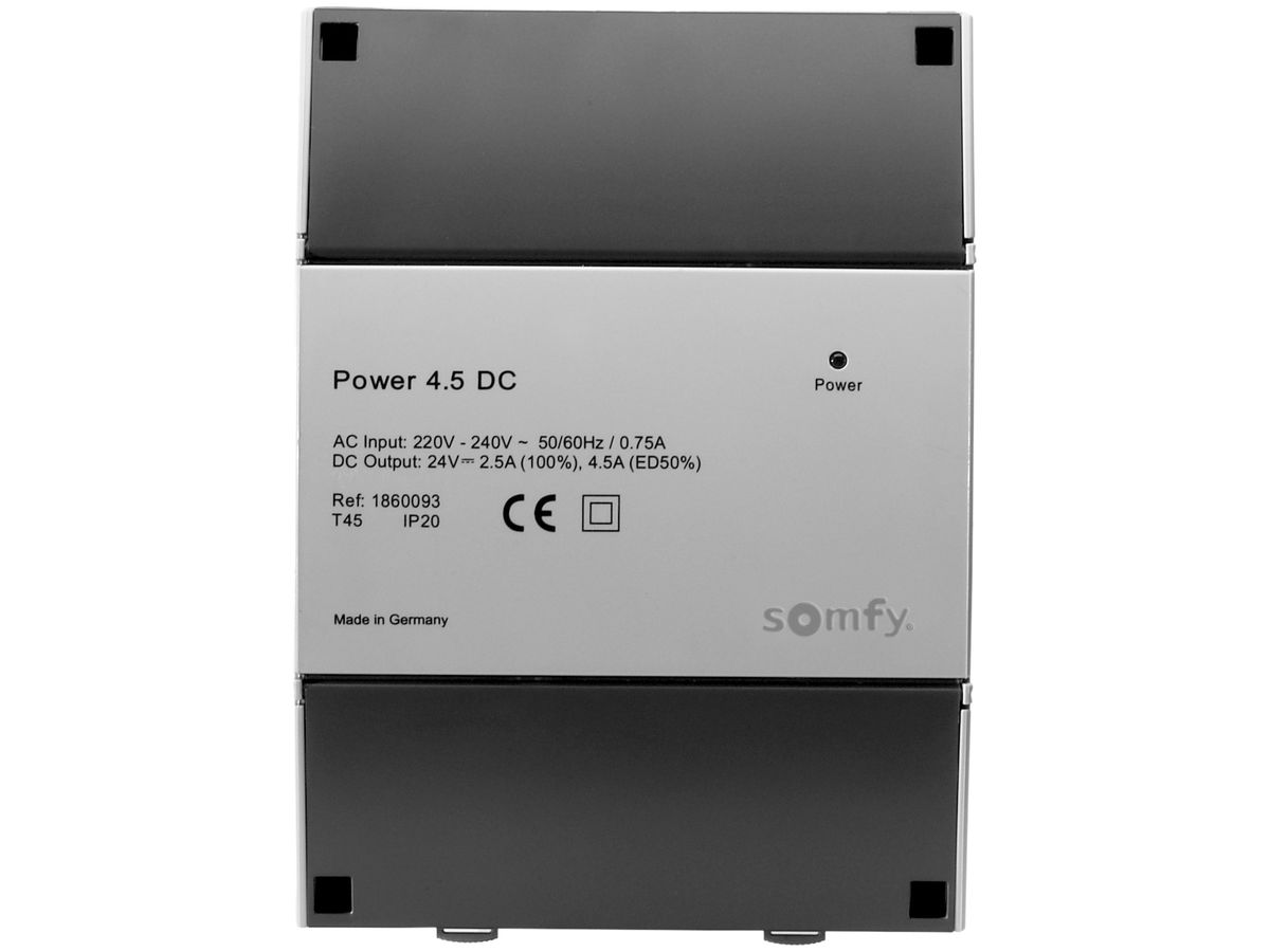 Netzteil Somfy POWER SUPPLY 4.5 DC ANIMEO IB+